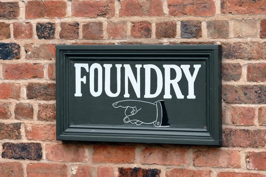 A foundry’s black board