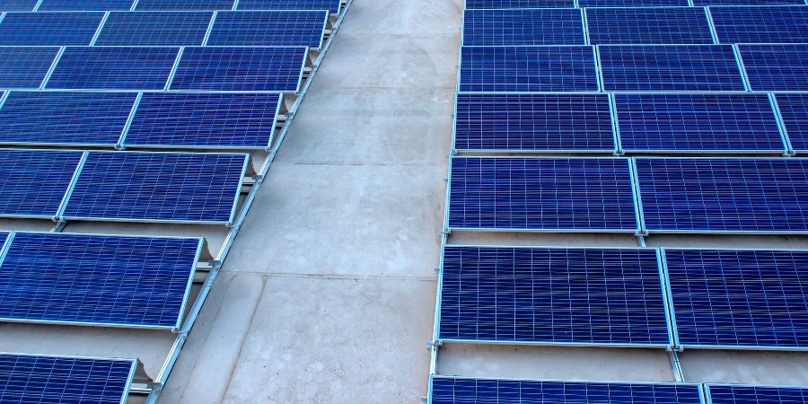 Array of solar panels