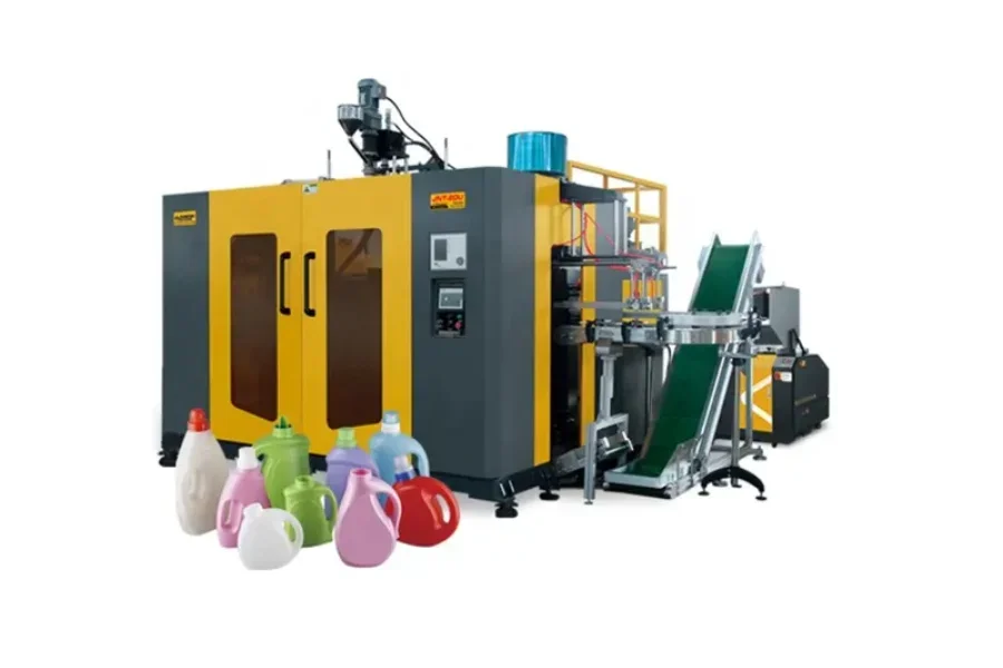Automatic extrusion blow molding machine