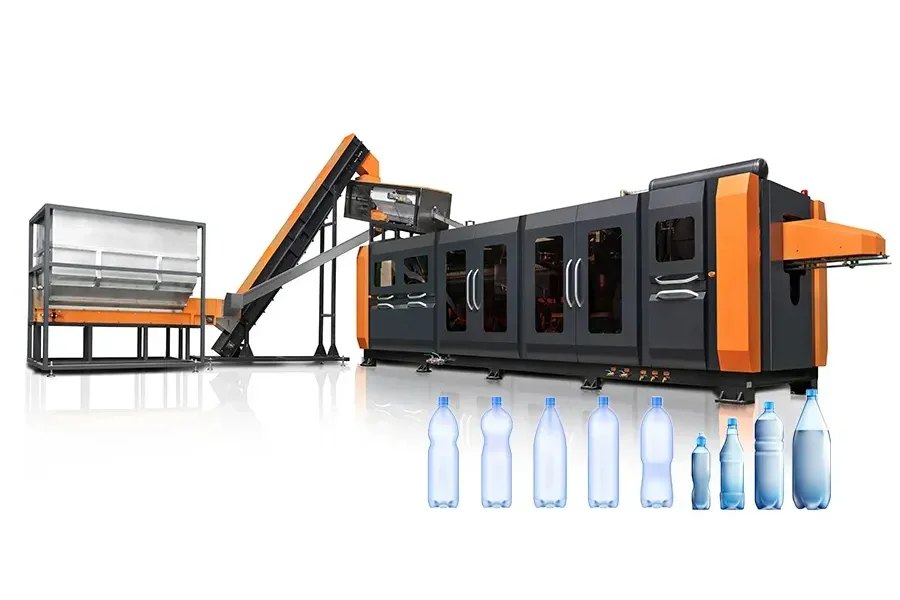 High speed injection bottle making machine