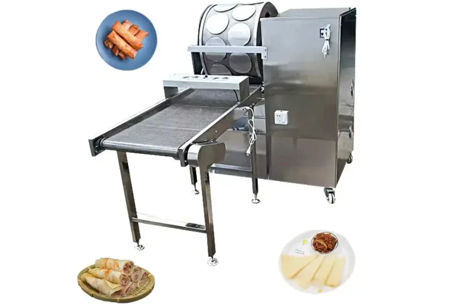 Semi-automatic samosa rolling machine