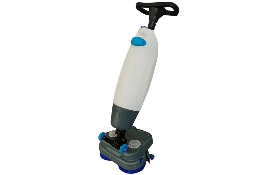 Walk behind floor sweeper machine