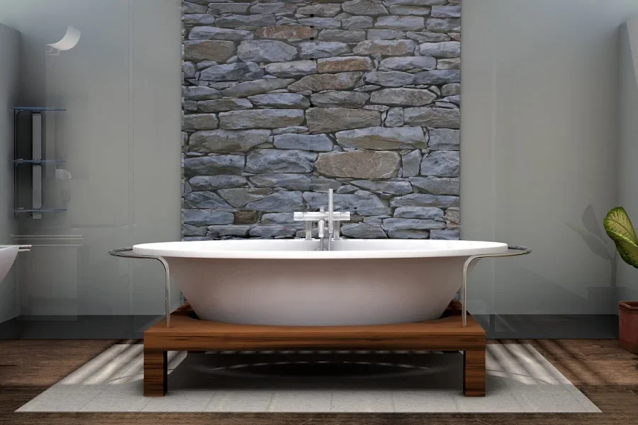 3D экологически чистые кирпичные обои