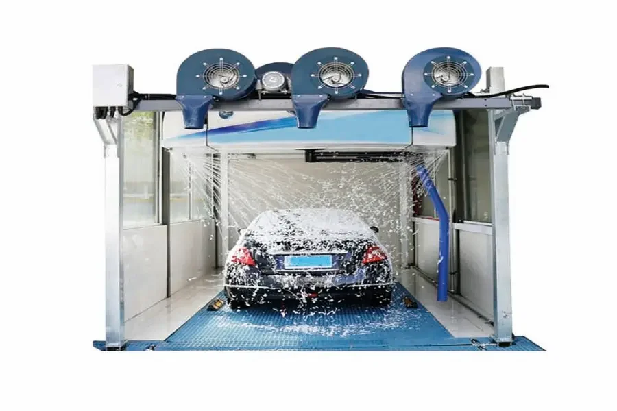 A high-pressure water car cleaning machine