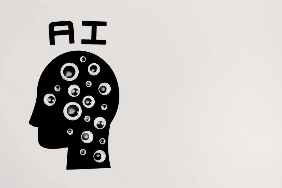a silhouette symbolizing artificial intelligence
