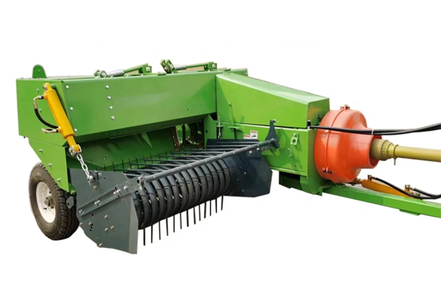 Hydraulic small square hay bailing machine