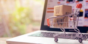 an e-commerce marketing online shopping on a laptop