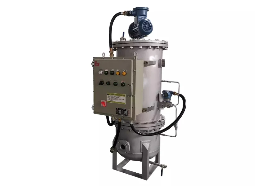 Automatic backwash filters system