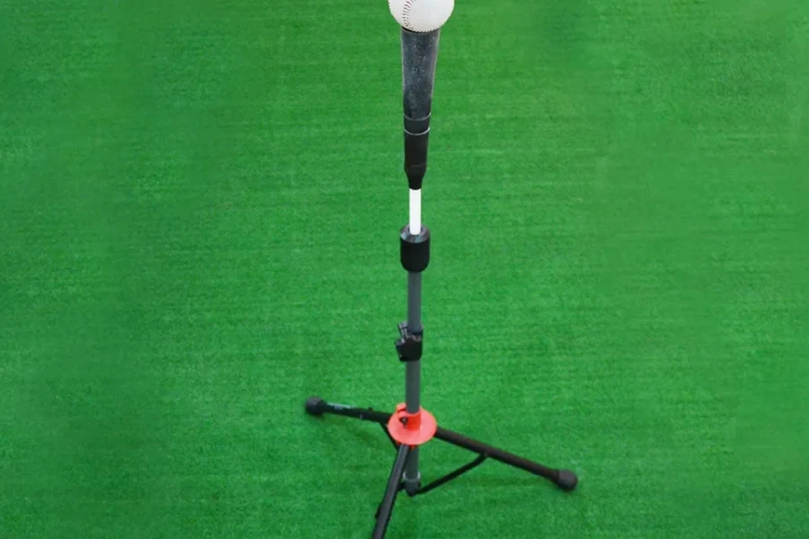 Batting tee for baseball swing practice