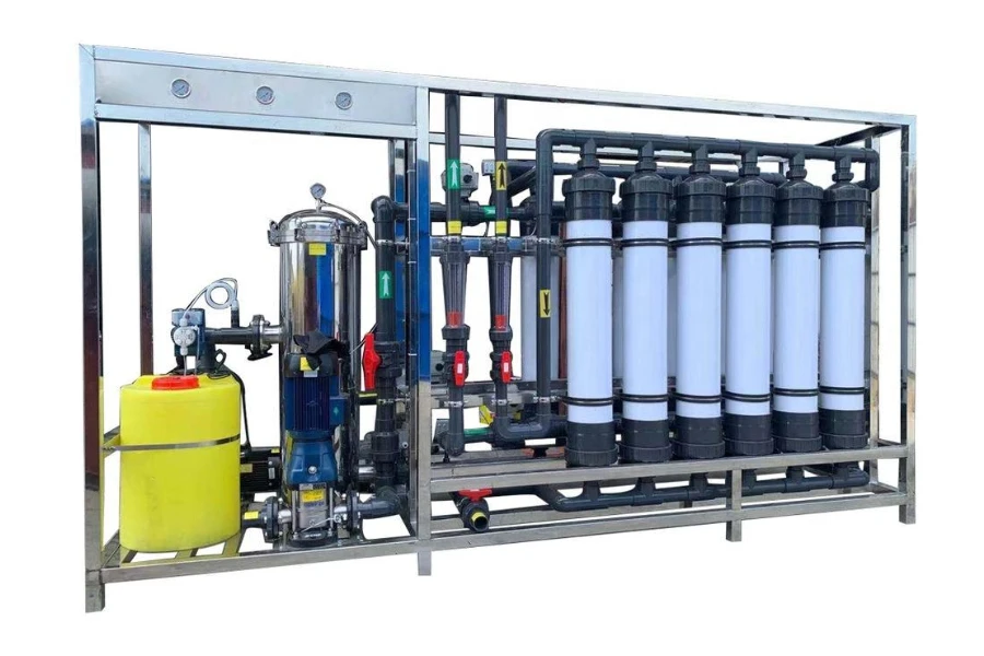 Industrial greywater UF filtration system