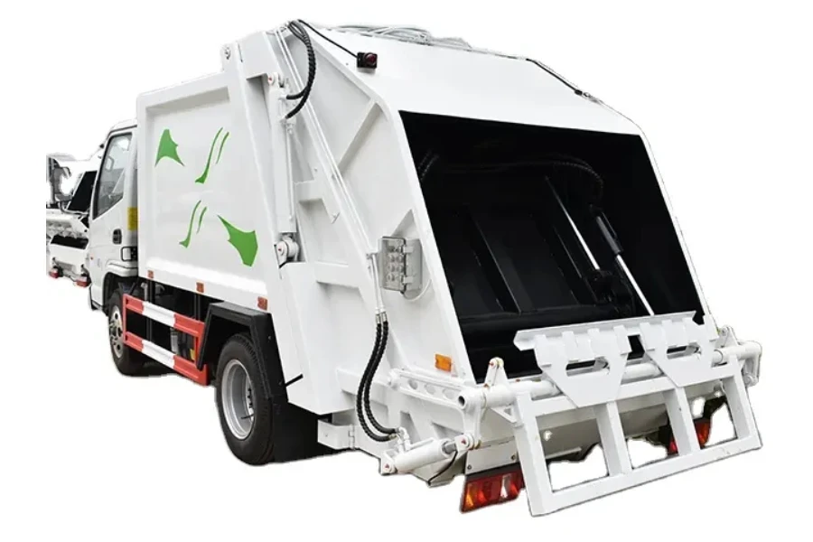 Small waste collection garbage compactor