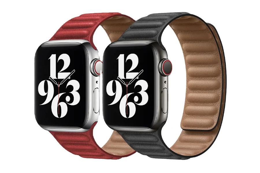 Two apple watch series 8 models