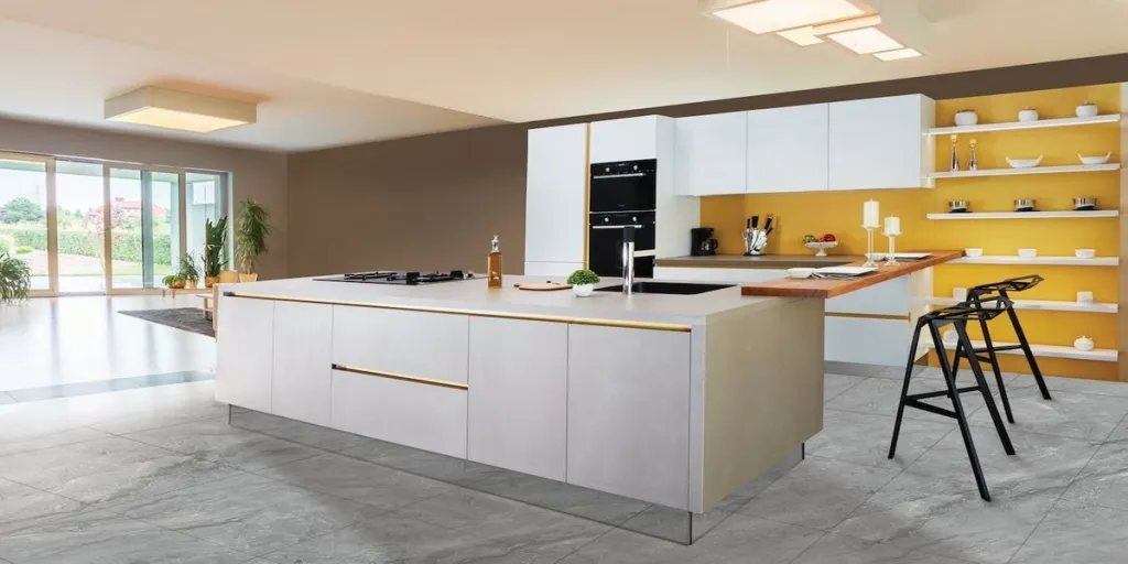 A well-designed and clean kitchen