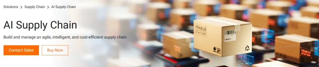 alibaba cloud ai supply chain solution