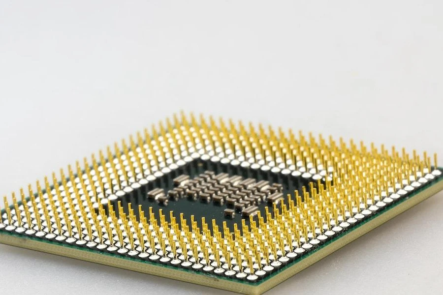 an arm-based pc processor on white background