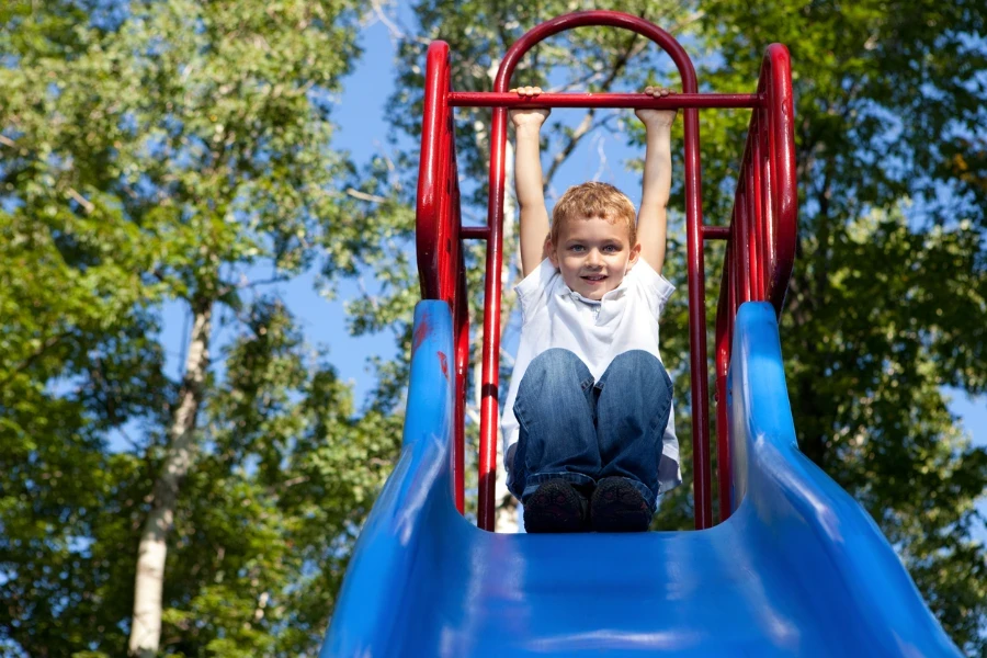 aBaby - Sandalias para niños, tobogán infantil de plástico prémium para  parques infantiles y patios traseros, fácil de instalar de 6 pies, se  adapta a