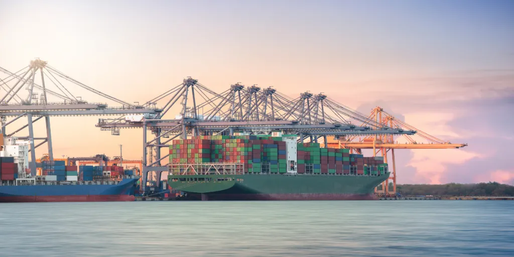container cargo freight ship