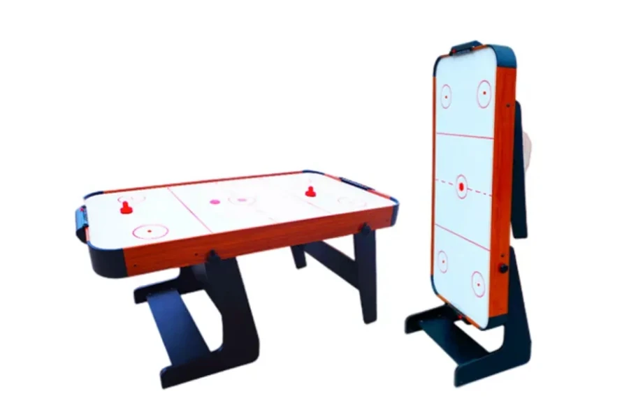 Tavolo da air hockey pieghevole a grandezza naturale con stile tradizionale