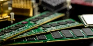 green and black computer ram sticks