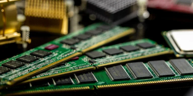 green and black computer ram sticks