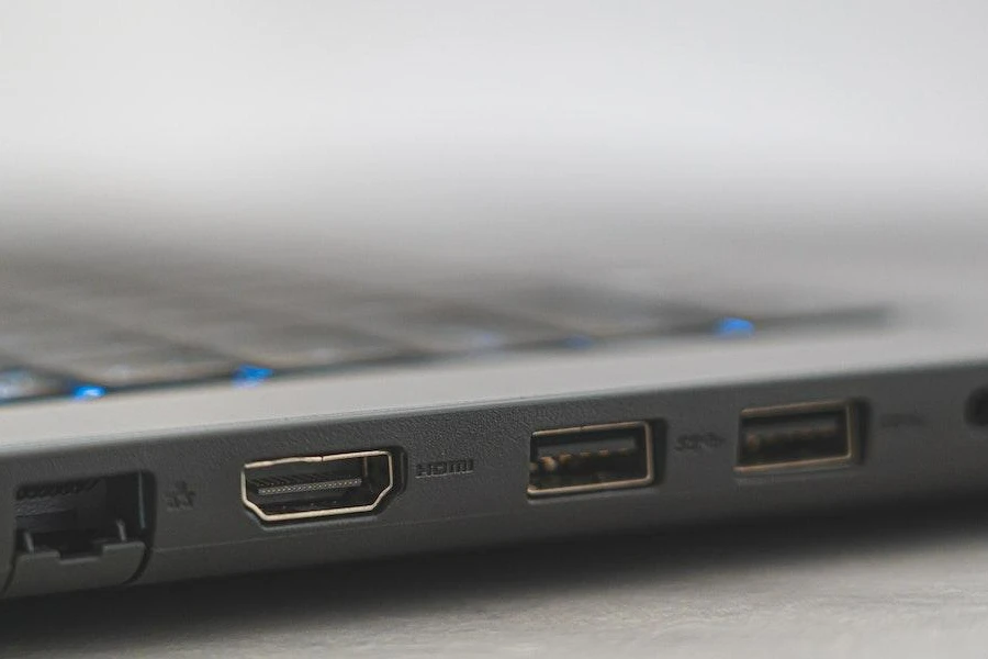 Several computer ports necessary for connections
