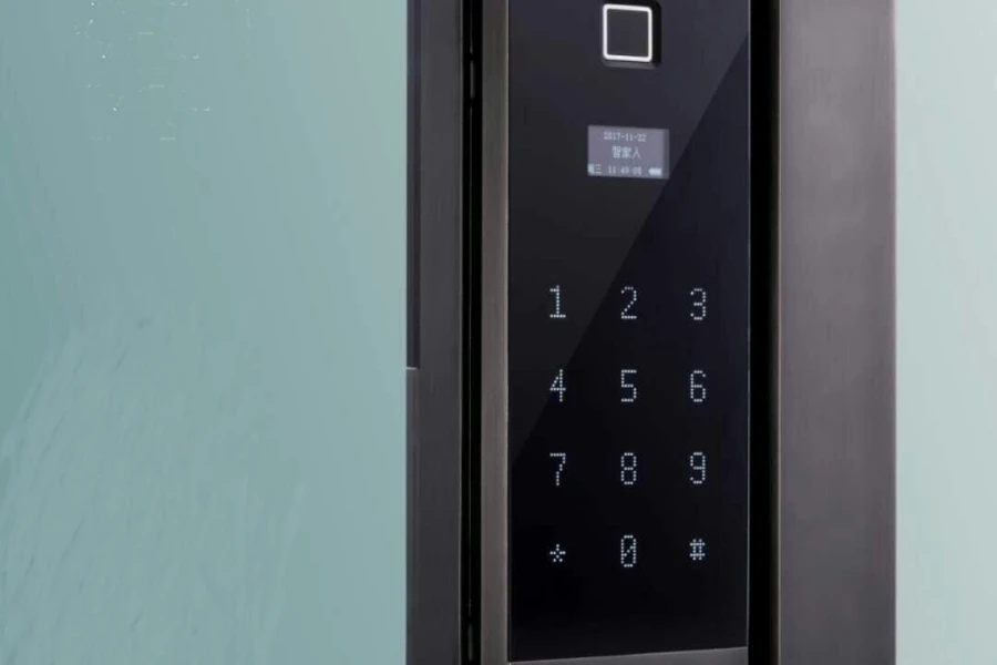 Smart door lock with a digital keypad