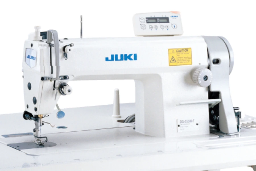 A Juki DDL-5550 industrial sewing machine