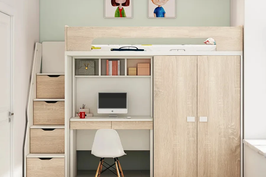 A multi-functional furniture with storage