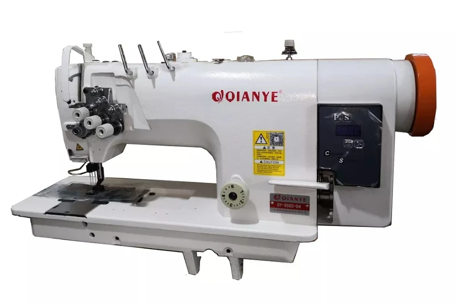 A white QY - 8433D sewing machine