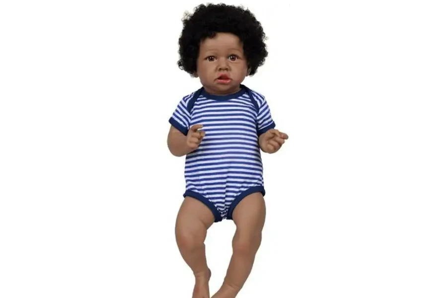 Boneka bayi berambut afro