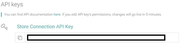 copy api key