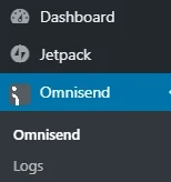 pengaturan plugin wordpress omnisend pada dashboard admin wordpress