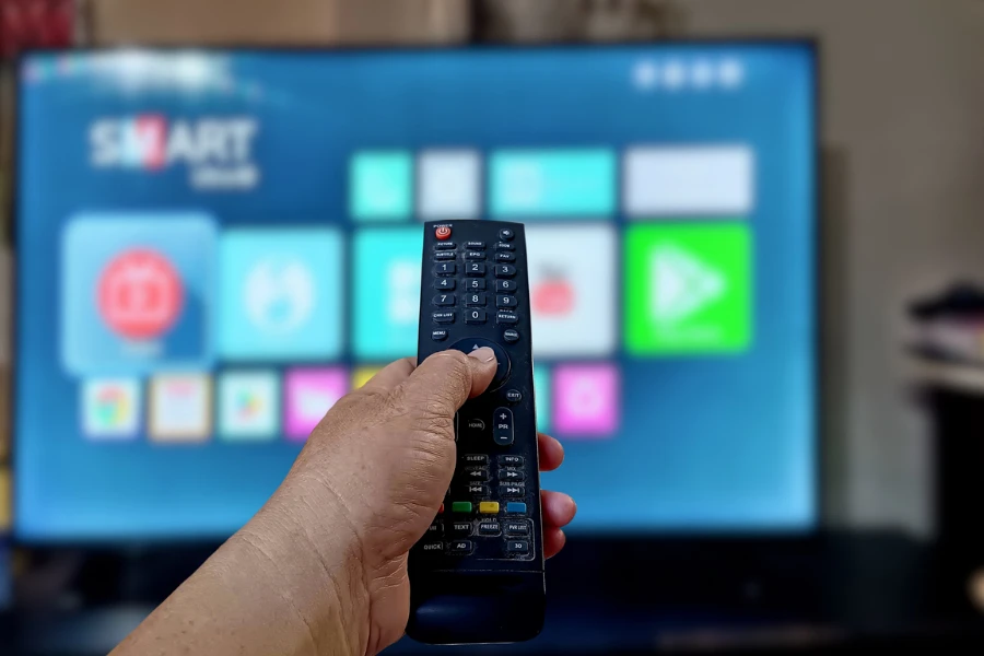 smart tv with remote control