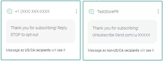 thank you for subscribing text examples