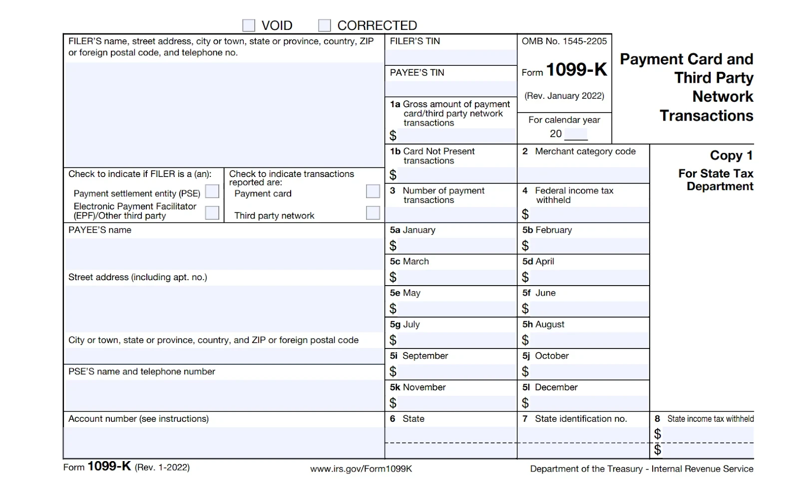 1099-K Form