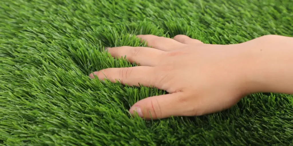 30 mm tall natural long landscape artificial grass