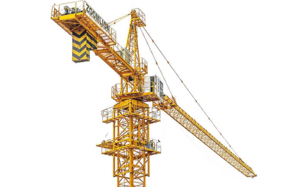 A 12 ton lift SYM QTZ250 tower crane