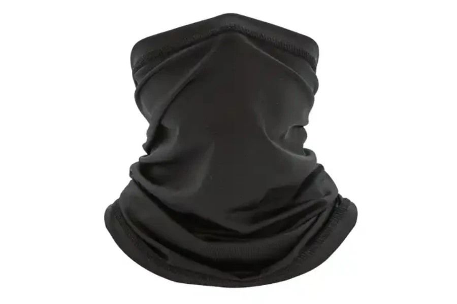 a black neck gaiter