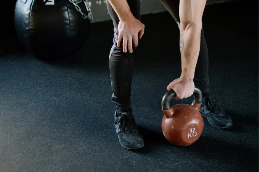 a kettlebell