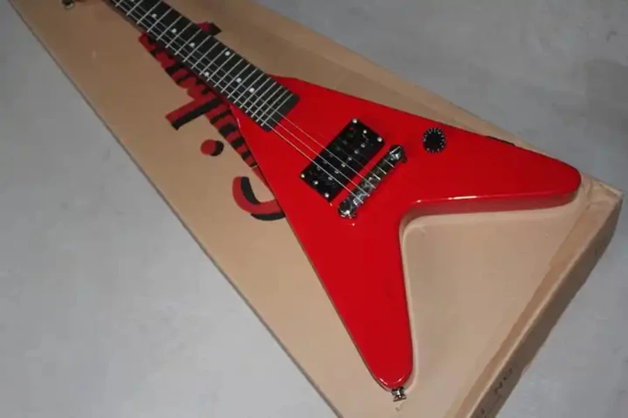 Chitarra elettrica a forma di AV