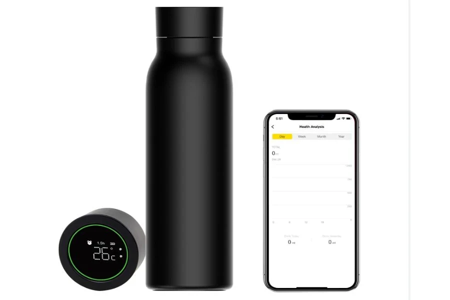 une tasse connectée à une application