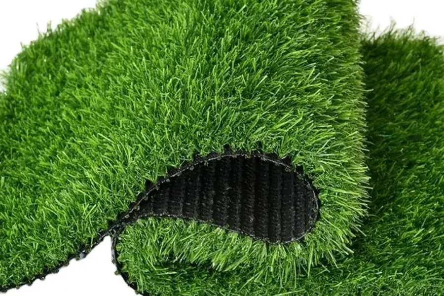 Artificial grass for sports flooring
