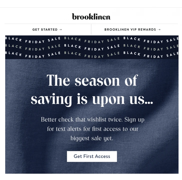 email from brooklinen