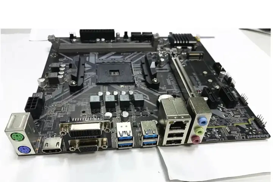 motherboard with multiple ports