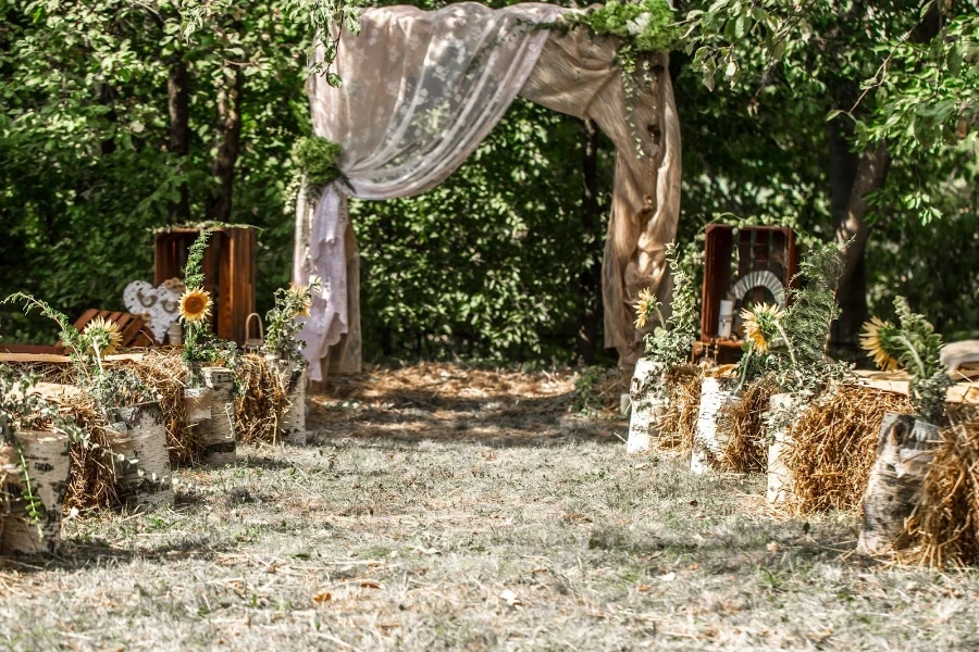 Decoração de casamento com tema natureza