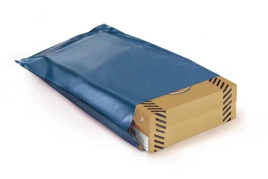 Package in a lightweight poly mailer