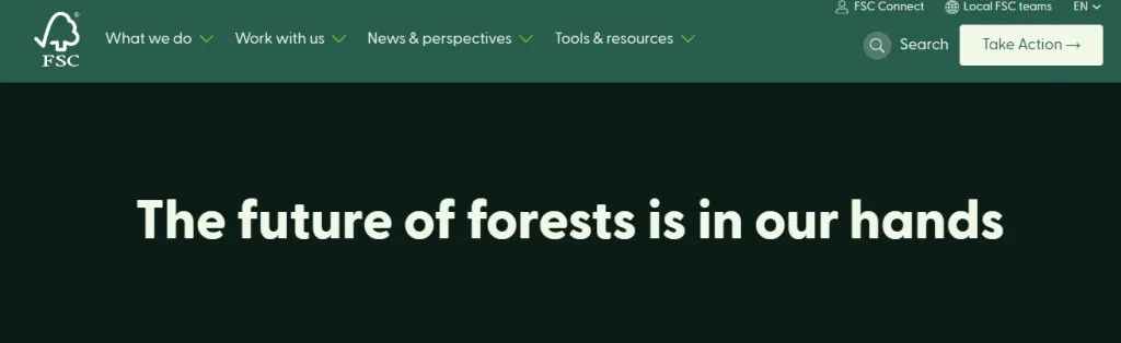 Certification des emballages par le Forest Stewardship Council