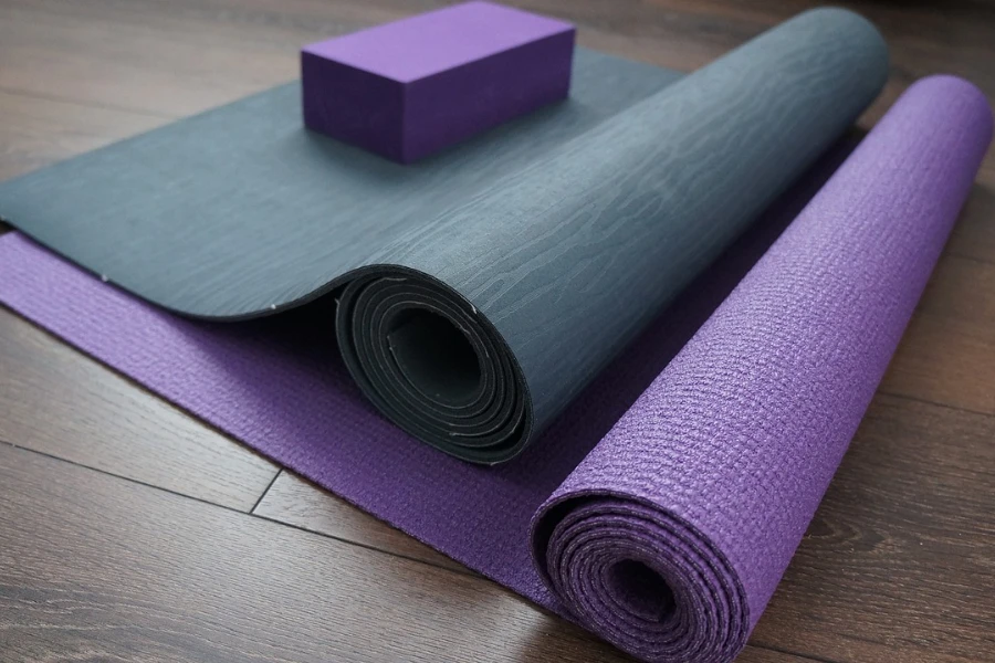 yoga mat is essential equipment to create a home gym