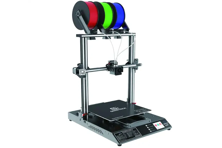 3-in-1 triple extruder 3D color printer