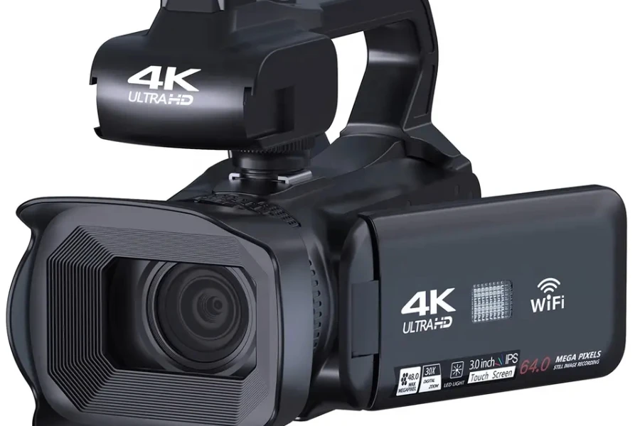 4K video camcorder for livestreaming and vlogging